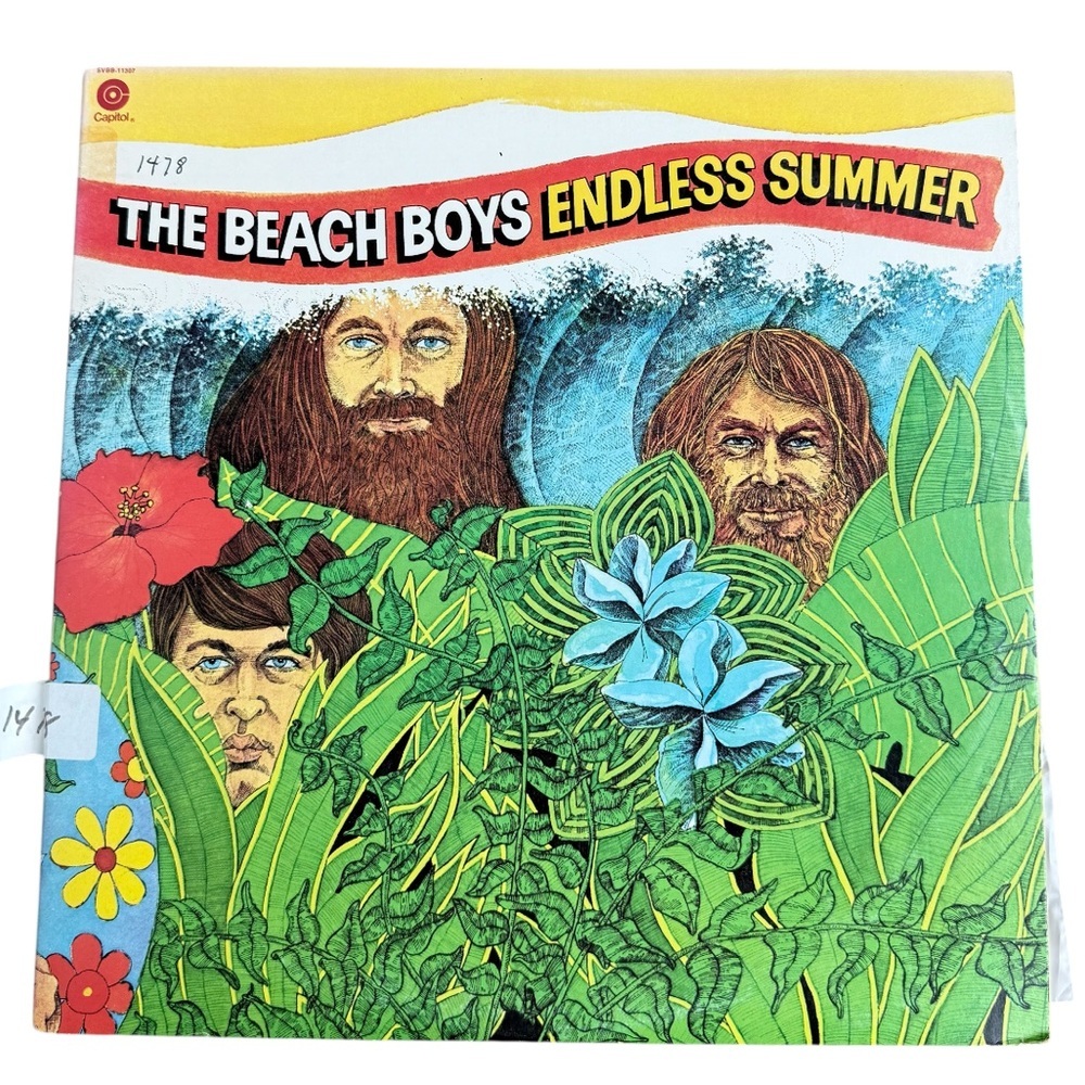 The Beach Boys vintage Endless Summer vinyl LP record Capitol 1974